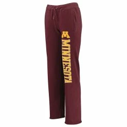 Women's Fanatics Branded Maroon Minnesota Golden Gophers Sideblocker Sweatpants