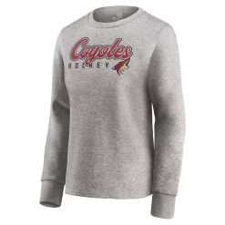 Women's Fanatics Branded Heathered Gray Arizona Coyotes Fan Favorite Script Pullover Sweatshirt 7 Women's Fanatics Branded Heathered Gray Arizona Coyotes Fan Favorite Script Pullover Sweatshirt -Fanatics Clothing Shop 5423708 ALT2
