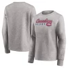 Women's Fanatics Branded Heathered Gray Montreal Canadiens Fan Favorite Script Pullover Sweatshirt -Fanatics Clothing Shop 5427084
