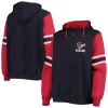Women's Fanatics Branded Navy/Red Houston Texans Plus Size Primary Logo Script Full-Zip Hoodie -Fanatics Clothing Shop 5603483