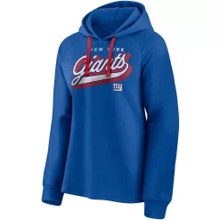 Women's Fanatics Branded Royal/Red New York Giants First Contact Raglan Pullover Hoodie -Fanatics Clothing Shop 5603927 ALT2