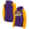 Women's Fanatics Branded Purple/Gold Los Angeles Lakers Record Holder Raglan Pullover Hoodie -Fanatics Clothing Shop 5605783