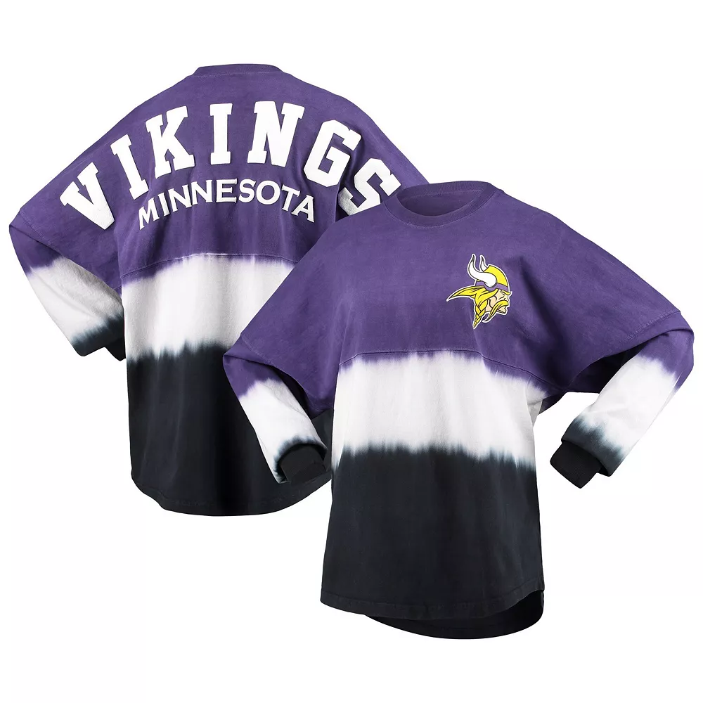 Women's Fanatics Branded Purple/White Minnesota Vikings Ombre Long Sleeve T-Shirt 4 Women's Fanatics Branded Purple/White Minnesota Vikings Ombre Long Sleeve T-Shirt - Image 2