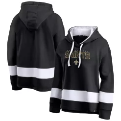 Women's Fanatics Branded Black/White New Orleans Saints Colors of Pride Colorblock Pullover Hoodie 5 Women's Fanatics Branded Black/White New Orleans Saints Colors of Pride Colorblock Pullover Hoodie -Fanatics Clothing Shop 5607107 ALT