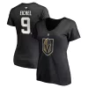 Women's Fanatics Branded Jack Eichel Black Vegas Golden Knights Authentic Stack Name & Number V-Neck T-Shirt 2 Women's Fanatics Branded Jack Eichel Black Vegas Golden Knights Authentic Stack Name & Number V-Neck T-Shirt -Fanatics Clothing Shop 5628706