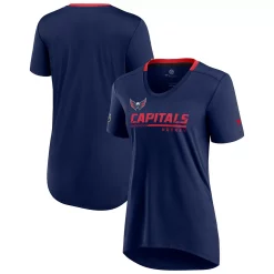 Women's Fanatics Branded Navy Washington Capitals Authentic Pro Locker Room T-Shirt