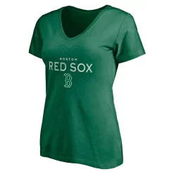 Women's Fanatics Branded Kelly Green Boston Red Sox St. Patrick's Day Celtic Knot V-Neck T-Shirt 7 Women's Fanatics Branded Kelly Green Boston Red Sox St. Patrick's Day Celtic Knot V-Neck T-Shirt -Fanatics Clothing Shop 5631655 ALT2