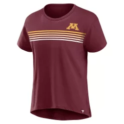 Women's Fanatics Branded Maroon Minnesota Golden Gophers Tie Breaker T-Shirt -Fanatics Clothing Shop 5680653 ALT2