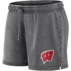 Women's Fanatics Branded Charcoal Wisconsin Badgers Retro French Terry Shorts 7 Women's Fanatics Branded Charcoal Wisconsin Badgers Retro French Terry Shorts -Fanatics Clothing Shop 5680958 ALT2