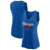 Women's Fanatics Branded Royal Chicago Cubs Iconic V-Neck Tank Top 1 Women's Fanatics Branded Royal Chicago Cubs Iconic V-Neck Tank Top -Fanatics Clothing Shop 5681119