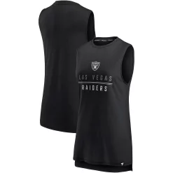Women's Fanatics Branded Black Las Vegas Raiders True Contender Tank Top -Fanatics Clothing Shop 5681264 ALT