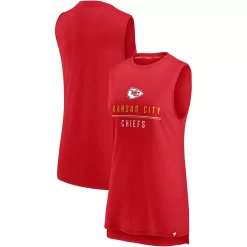 Women's Fanatics Branded Red Kansas City Chiefs True Contender Tank Top
