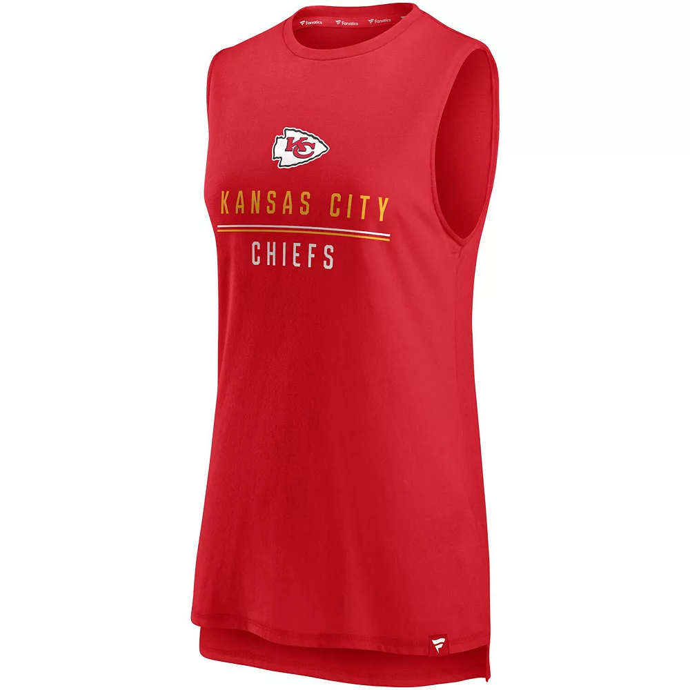 Women's Fanatics Branded Red Kansas City Chiefs True Contender Tank Top 5 Women's Fanatics Branded Red Kansas City Chiefs True Contender Tank Top - Image 3