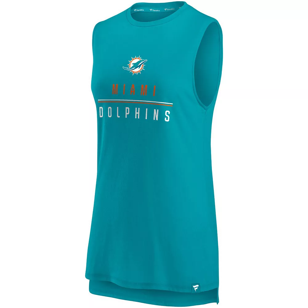 Women's Fanatics Branded Aqua Miami Dolphins True Contender Tank Top 5 Women's Fanatics Branded Aqua Miami Dolphins True Contender Tank Top - Image 3