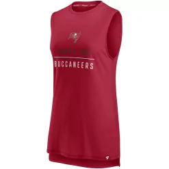 Women's Fanatics Branded Red Tampa Bay Buccaneers True Contender Tank Top -Fanatics Clothing Shop 5682829 ALT2