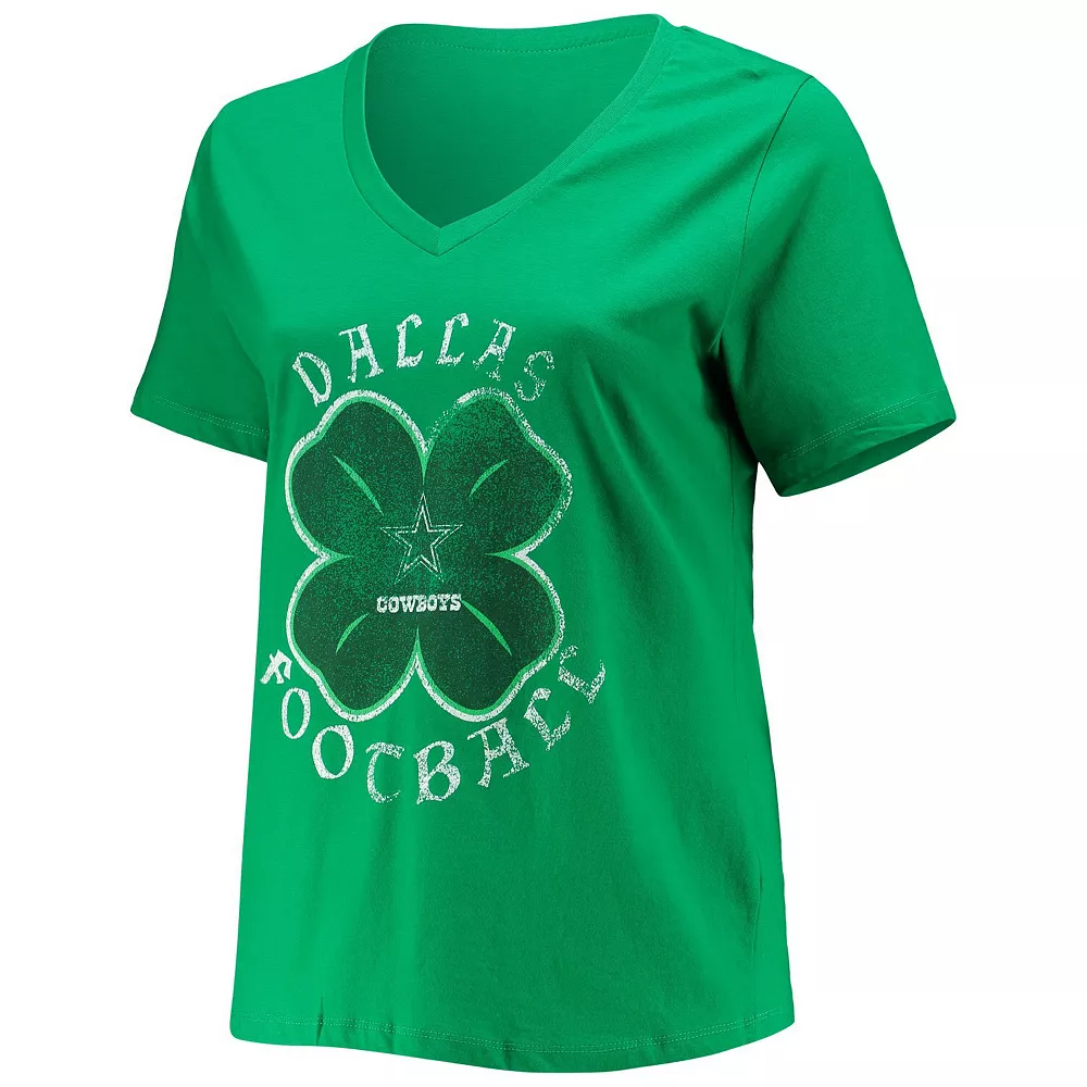 Women's Fanatics Branded Green Dallas Cowboys Plus Size Celtic T-Shirt 5 Women's Fanatics Branded Green Dallas Cowboys Plus Size Celtic T-Shirt - Image 3