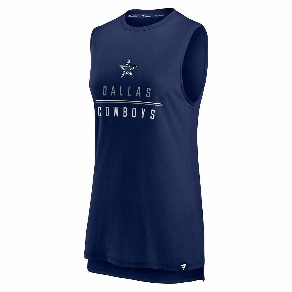 Women's Fanatics Branded Navy Dallas Cowboys True Contender Tank Top 5 Women's Fanatics Branded Navy Dallas Cowboys True Contender Tank Top - Image 3