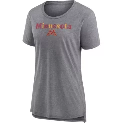 Women's Fanatics Branded Heathered Gray Minnesota Golden Gophers Breakneck Speed Tri-Blend T-Shirt 5 Women's Fanatics Branded Heathered Gray Minnesota Golden Gophers Breakneck Speed Tri-Blend T-Shirt -Fanatics Clothing Shop 5694054 ALT2