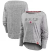 Women's Fanatics Branded Heathered Gray Chicago Bulls Nostalgia Off-The-Shoulder Long Sleeve T-Shirt 1 Women's Fanatics Branded Heathered Gray Chicago Bulls Nostalgia Off-The-Shoulder Long Sleeve T-Shirt -Fanatics Clothing Shop 5694286