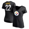 Women's Fanatics Branded Najee Harris Black Pittsburgh Steelers Player Icon Name & Number V-Neck T-Shirt 1 Women's Fanatics Branded Najee Harris Black Pittsburgh Steelers Player Icon Name & Number V-Neck T-Shirt -Fanatics Clothing Shop 5695568