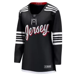 Women's Fanatics Branded Black New Jersey Devils Alternate Premier Breakaway Team Jersey -Fanatics Clothing Shop 5705208 ALT2