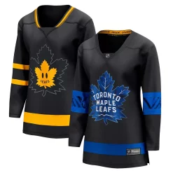 Women's Fanatics Branded Black Toronto Maple Leafs Alternate Premier Breakaway Reversible Blank Jersey -Fanatics Clothing Shop 5729905 ALT