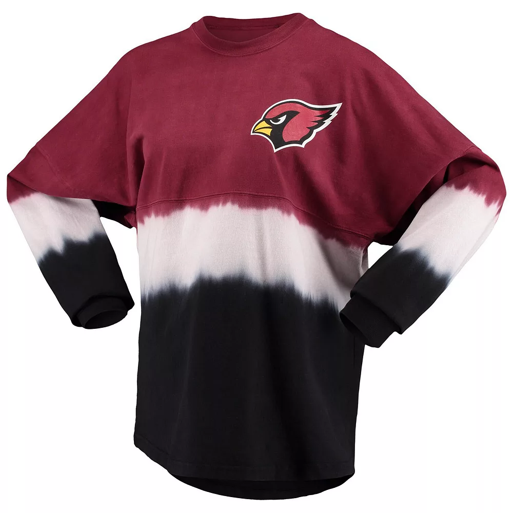 Women's Fanatics Branded Cardinal/White Arizona Cardinals Ombre Long Sleeve T-Shirt 5 Women's Fanatics Branded Cardinal/White Arizona Cardinals Ombre Long Sleeve T-Shirt - Image 3