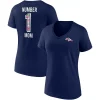 Women's Fanatics Branded Navy Denver Broncos Team Mother's Day V-Neck T-Shirt -Fanatics Clothing Shop 5761524
