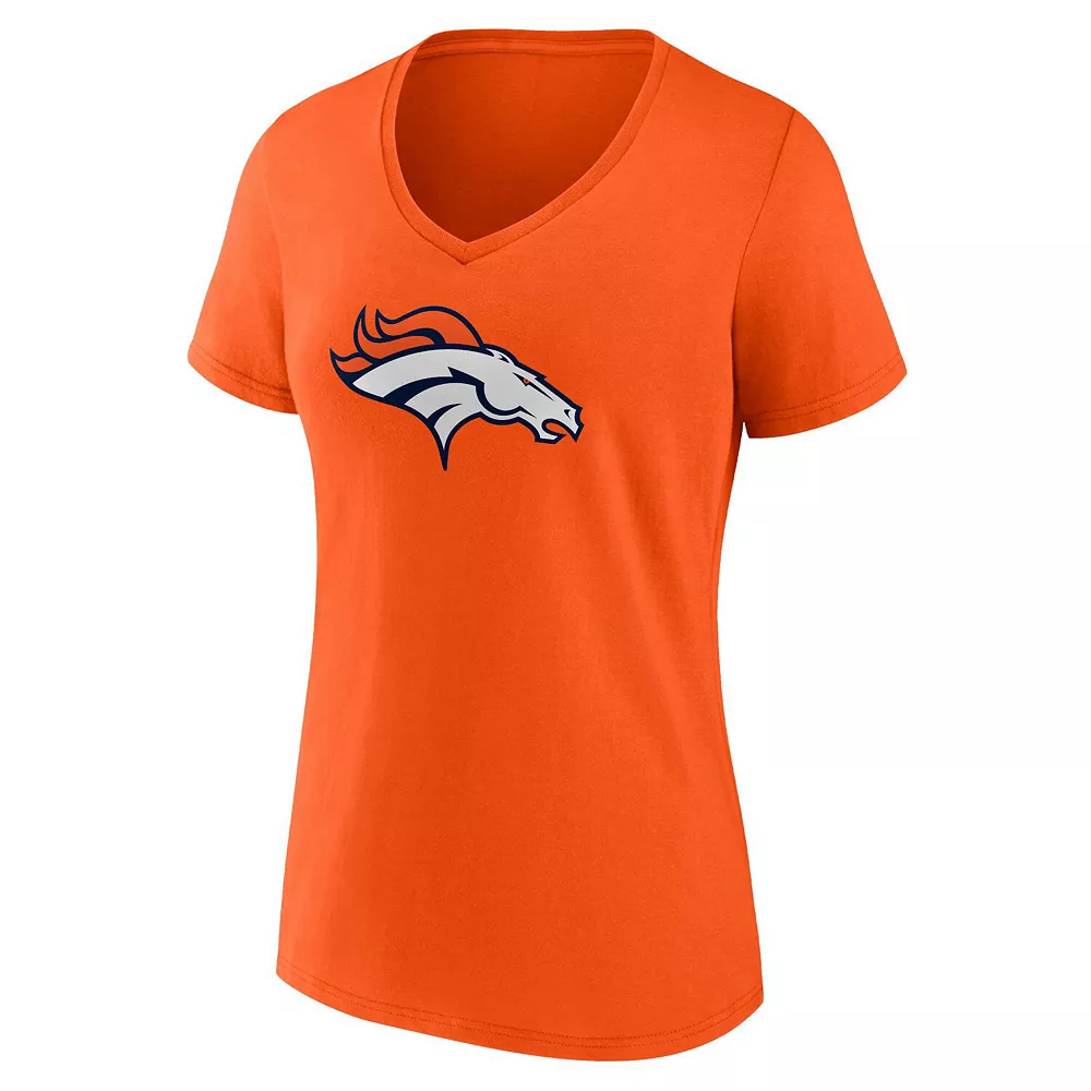 Women's Fanatics Branded Russell Wilson Orange Denver Broncos Player Icon Name & Number V-Neck T-Shirt 5 Women's Fanatics Branded Russell Wilson Orange Denver Broncos Player Icon Name & Number V-Neck T-Shirt - Image 3