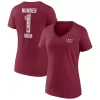 Women's Fanatics Branded Burgundy Washington Commanders Team Mother's Day V-Neck T-Shirt -Fanatics Clothing Shop 5762778