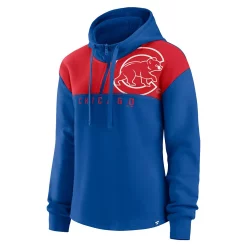 Women's Fanatics Branded Royal Chicago Cubs Iconic Overslide Color-Block Quarter-Zip Hoodie 7 Women's Fanatics Branded Royal Chicago Cubs Iconic Overslide Color-Block Quarter-Zip Hoodie -Fanatics Clothing Shop 5767582 ALT2