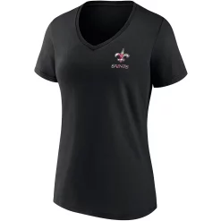 Women's Fanatics Branded Black New Orleans Saints Team Mother's Day V-Neck T-Shirt -Fanatics Clothing Shop 5802176 ALT2