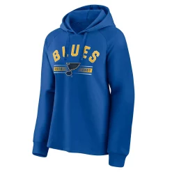 Women's Fanatics Branded Blue St. Louis Blues Perfect Play Raglan Pullover Hoodie -Fanatics Clothing Shop 5820313 ALT2