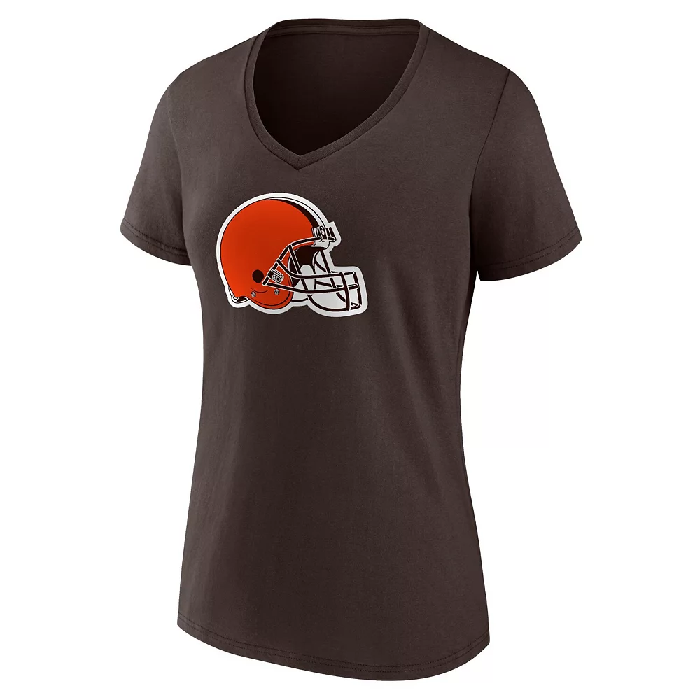 Women's Fanatics Branded Deshaun Watson Brown Cleveland Browns Player Icon Name & Number V-Neck T-Shirt 5 Women's Fanatics Branded Deshaun Watson Brown Cleveland Browns Player Icon Name & Number V-Neck T-Shirt - Image 3