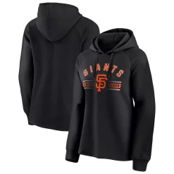 Women's Fanatics Branded Black San Francisco Giants Perfect Play Raglan Pullover Hoodie