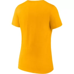 Women's Fanatics Branded Gold/Heathered Gray Nashville Predators 2-Pack V-Neck T-Shirt Set -Fanatics Clothing Shop 5862194 ALT3