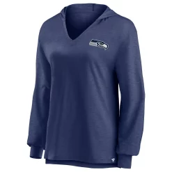 Women's Fanatics Branded College Navy Seattle Seahawks Jumper V-Neck Pullover Hoodie -Fanatics Clothing Shop 5908108 ALT2