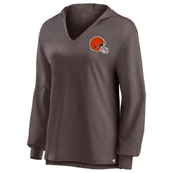 Women's Fanatics Branded Brown Cleveland Browns Jumper V-Neck Pullover Hoodie -Fanatics Clothing Shop 5908124 ALT2