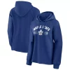 Women's Fanatics Branded Blue Toronto Maple Leafs Perfect Play Raglan Pullover Hoodie -Fanatics Clothing Shop 5915301