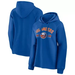 Women's Fanatics Branded Royal New York Islanders Perfect Play Raglan Pullover Hoodie