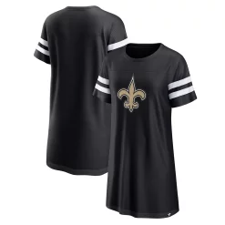 Women's Fanatics Branded Black/White New Orleans Saints Victory On Dress