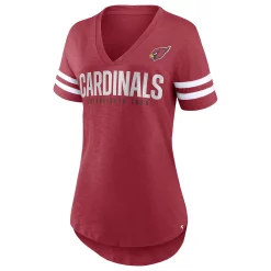 Women's Fanatics Branded Cardinal Arizona Cardinals Speed Tested V-Neck T-Shirt -Fanatics Clothing Shop 5917132 ALT2