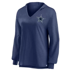 Women's Fanatics Branded Navy Dallas Cowboys Jumper V-Neck Pullover Hoodie -Fanatics Clothing Shop 5929927 ALT2