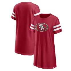 Women's Fanatics Branded Scarlet/White San Francisco 49ers Victory On Dress