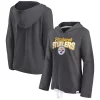 Women's Fanatics Branded Heathered Charcoal Pittsburgh Steelers First Team Flowy Pullover Hoodie 2 Women's Fanatics Branded Heathered Charcoal Pittsburgh Steelers First Team Flowy Pullover Hoodie -Fanatics Clothing Shop 5938932