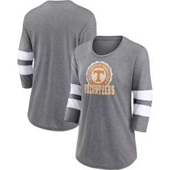 Women's Fanatics Branded Heathered Gray Tennessee Volunteers Drive Forward Tri-Blend 3/4-Sleeve T-Shirt 6 Women's Fanatics Branded Heathered Gray Tennessee Volunteers Drive Forward Tri-Blend 3/4-Sleeve T-Shirt -Fanatics Clothing Shop 5951760 ALT