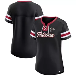 Women's Fanatics Branded Black Atlanta Falcons Original State Lace-Up T-Shirt 6 Women's Fanatics Branded Black Atlanta Falcons Original State Lace-Up T-Shirt -Fanatics Clothing Shop 5968624 ALT
