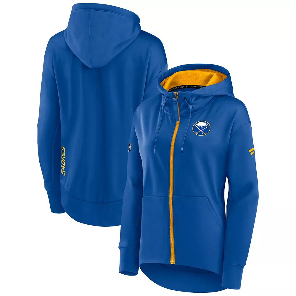 Women's Fanatics Branded Royal Buffalo Sabres Authentic Pro Rink Full-Zip Hoodie 4 Women's Fanatics Branded Royal Buffalo Sabres Authentic Pro Rink Full-Zip Hoodie - Image 2