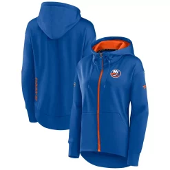 Women's Fanatics Branded Royal New York Islanders Authentic Pro Rink Full-Zip Hoodie