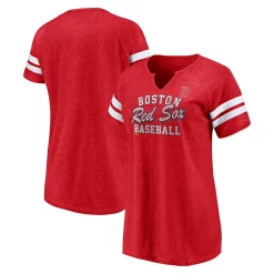 Women's Fanatics Branded Heather Red Boston Red Sox Quick Out Tri-Blend Raglan Notch Neck T-Shirt 6 Women's Fanatics Branded Heather Red Boston Red Sox Quick Out Tri-Blend Raglan Notch Neck T-Shirt -Fanatics Clothing Shop 5982462 ALT